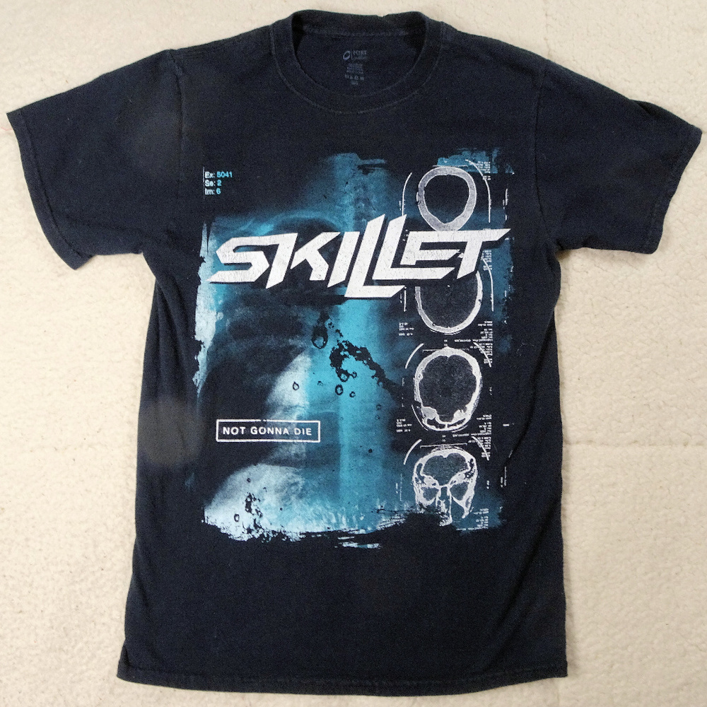 SKILLET "Not Gonna Die" Black Concert Tee Small